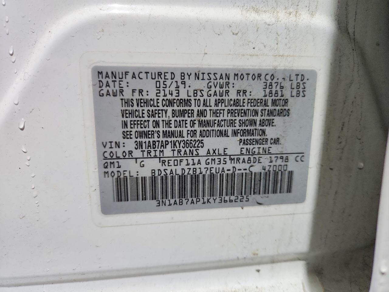 Nissan Sentra Sv