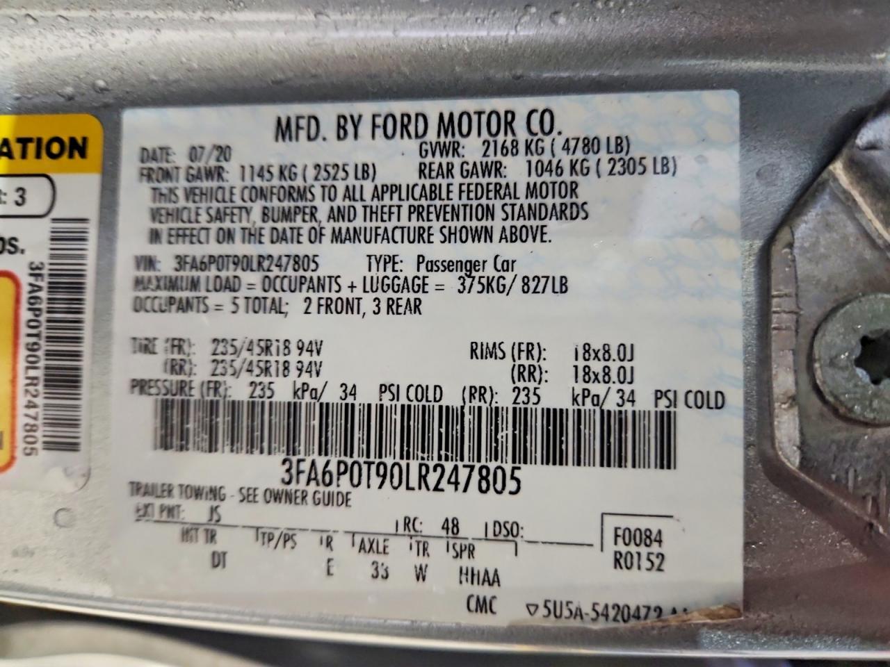 Ford Fusion Se