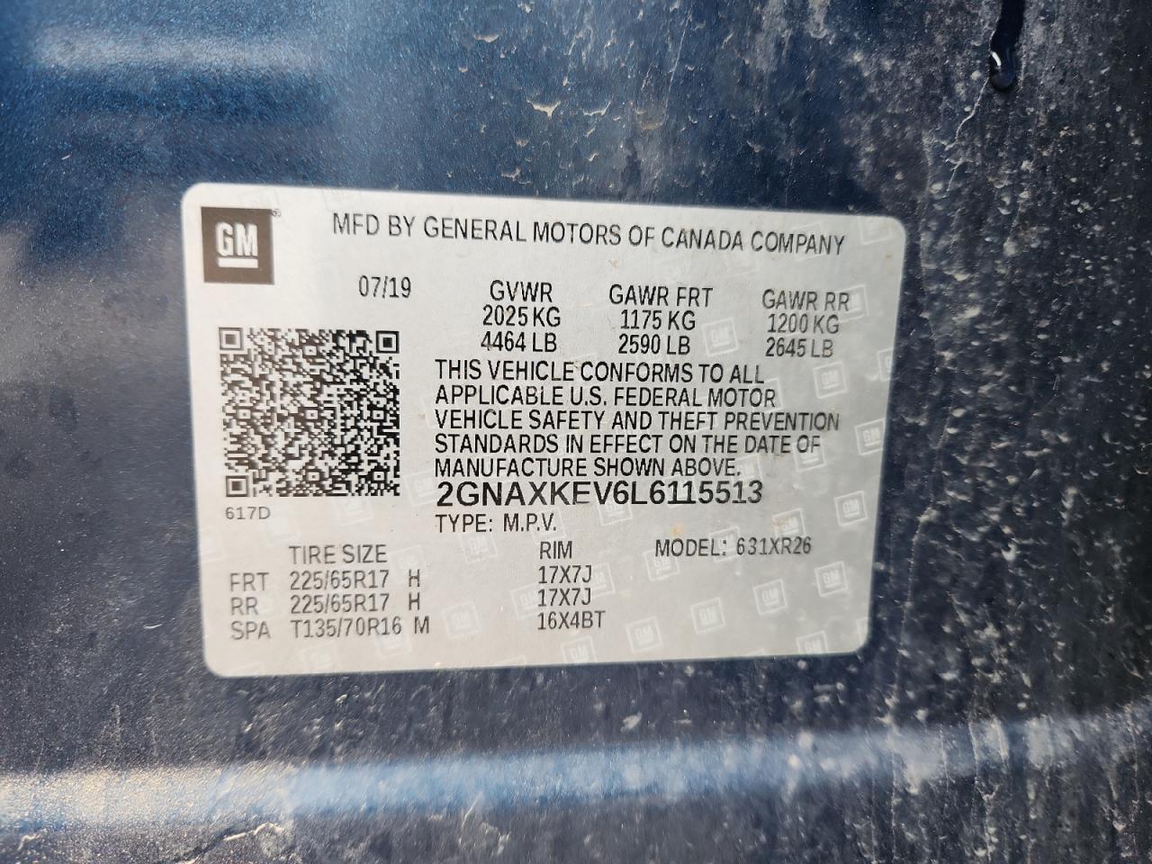 Chevrolet Equinox Lt