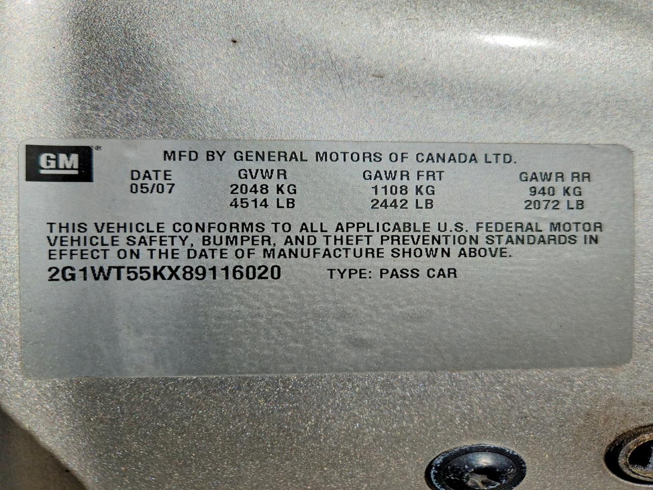 Chevrolet Impala Lt