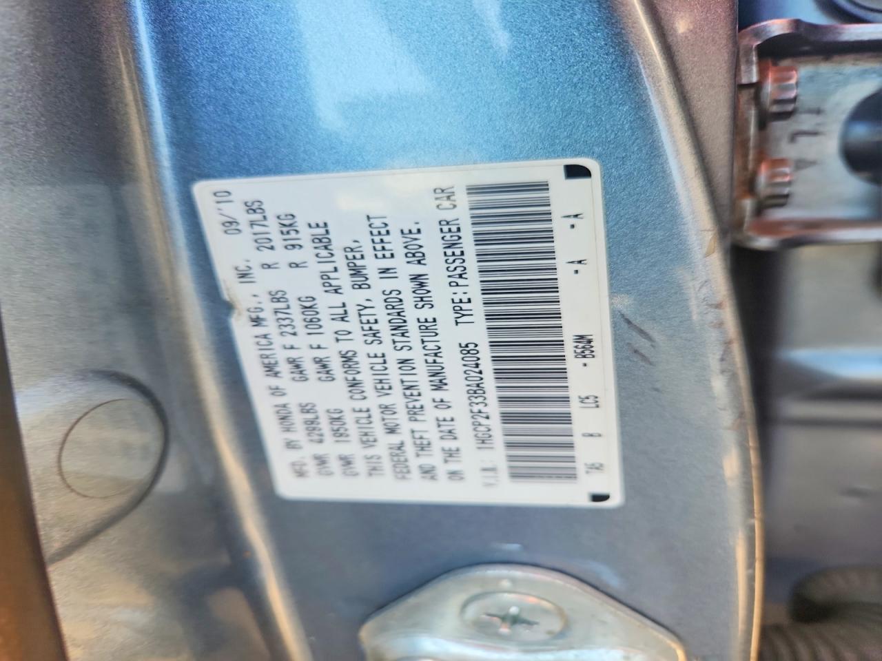 Honda Accord Lx