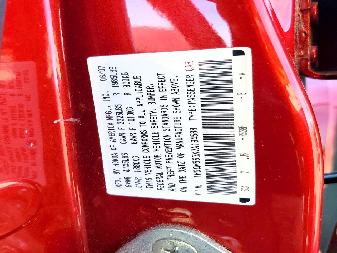 Honda Accord Se
