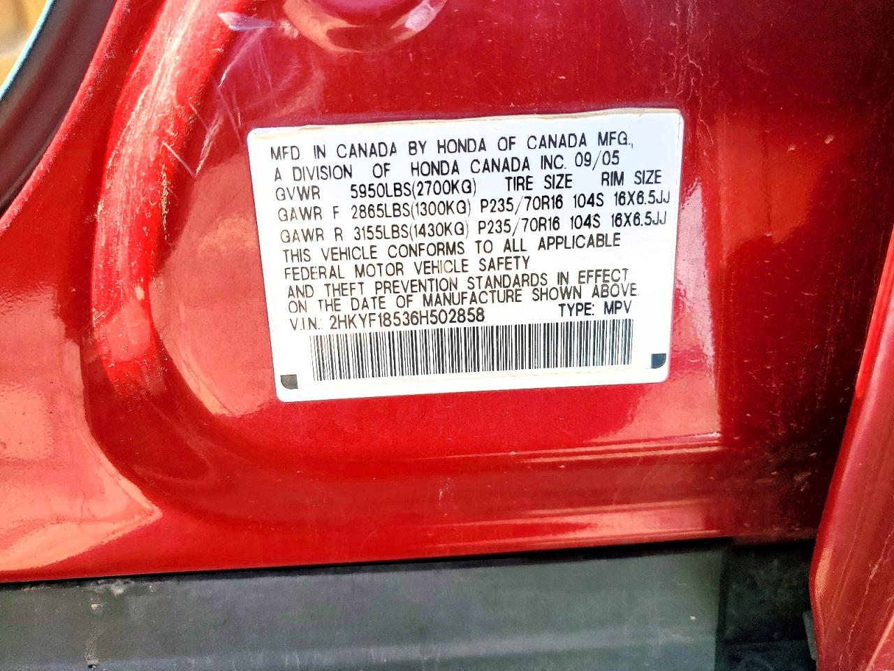 Honda Pilot Ex