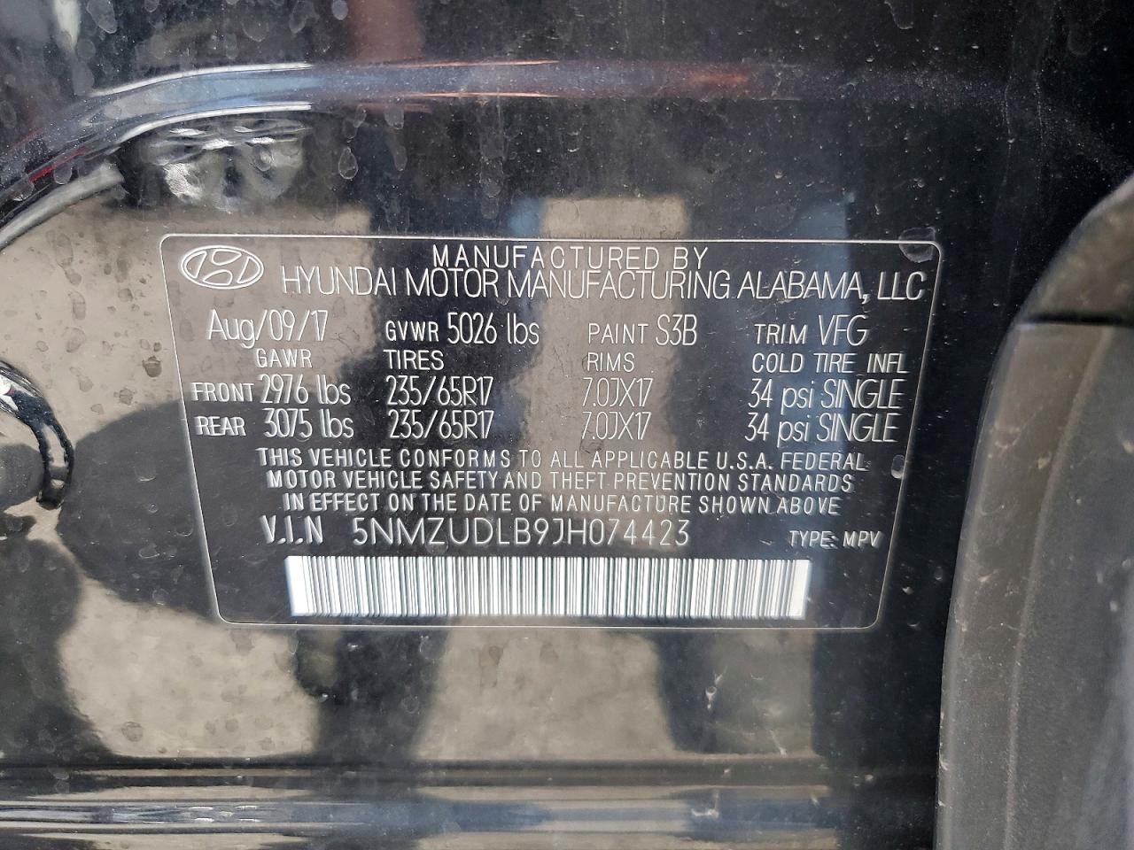 Hyundai SANTA FE 2.4l