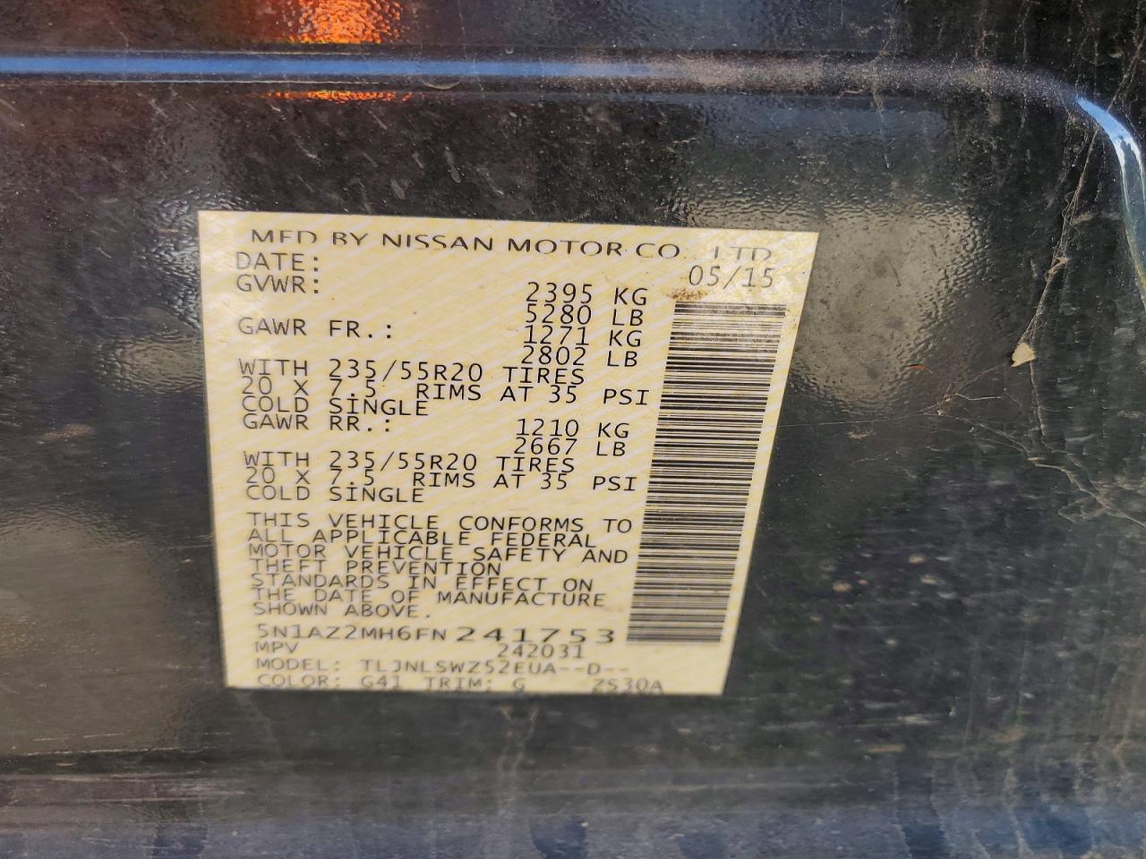 Nissan Murano Platinum
