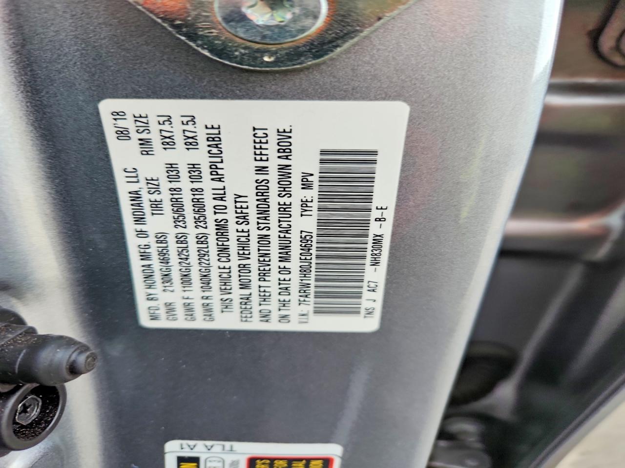 Honda Crv Exl