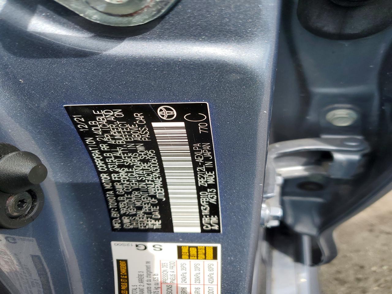 Toyota Corolla Le