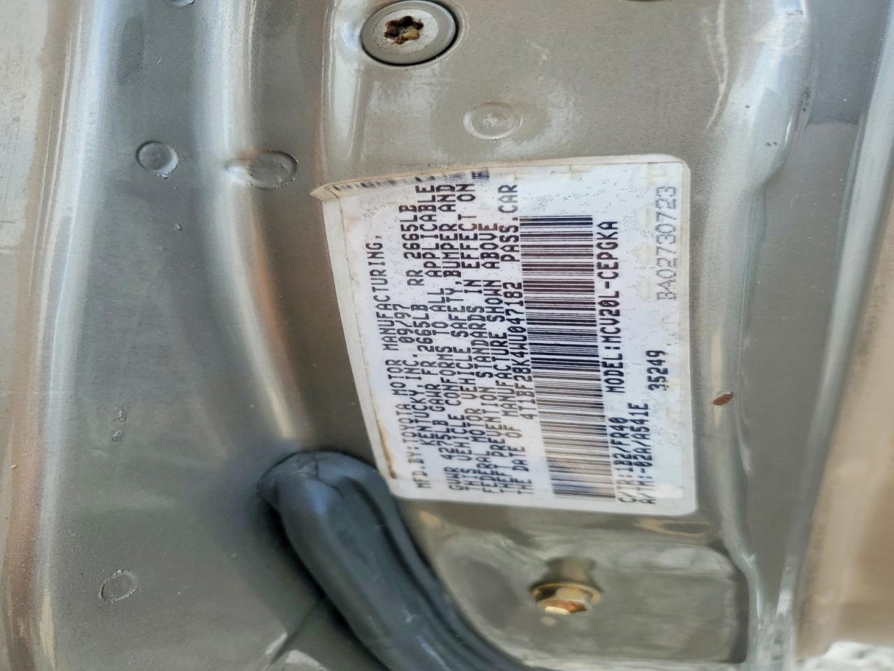 Toyota Camry Xle V6