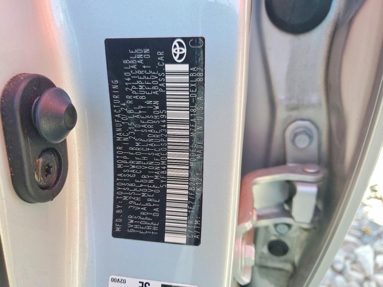 Toyota Corolla Le