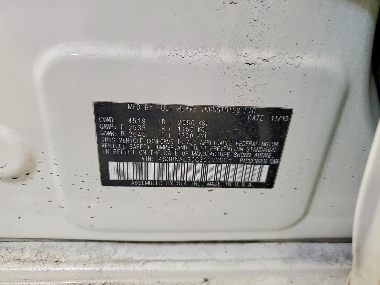 Subaru Legacy 2.5i Limited