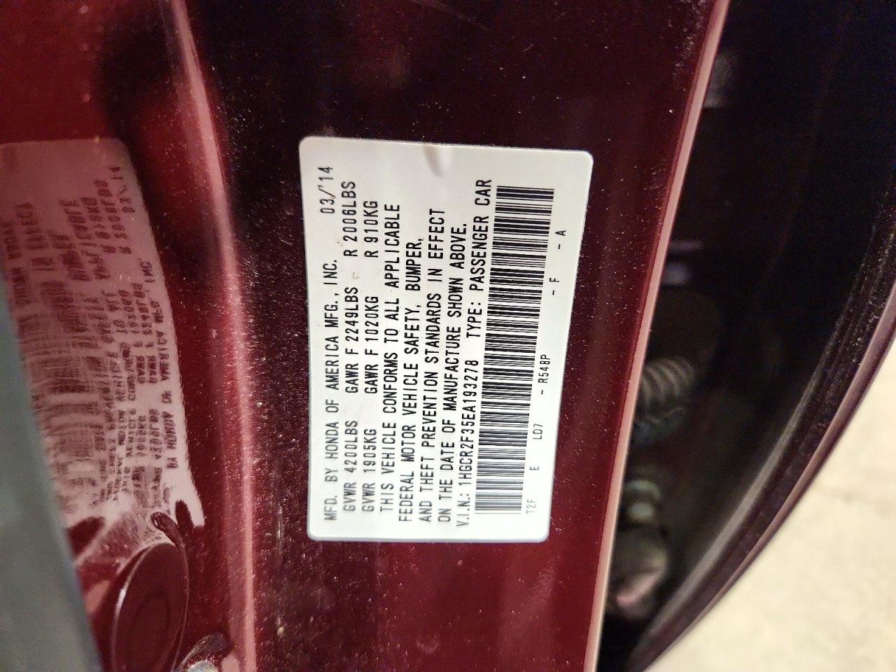 Honda Accord Lx