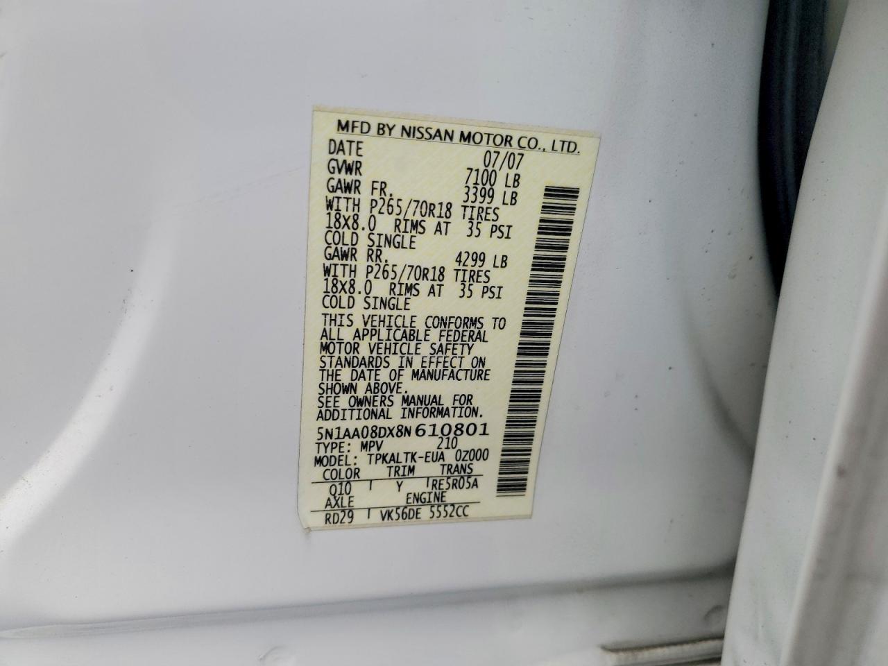 Nissan Armada Se