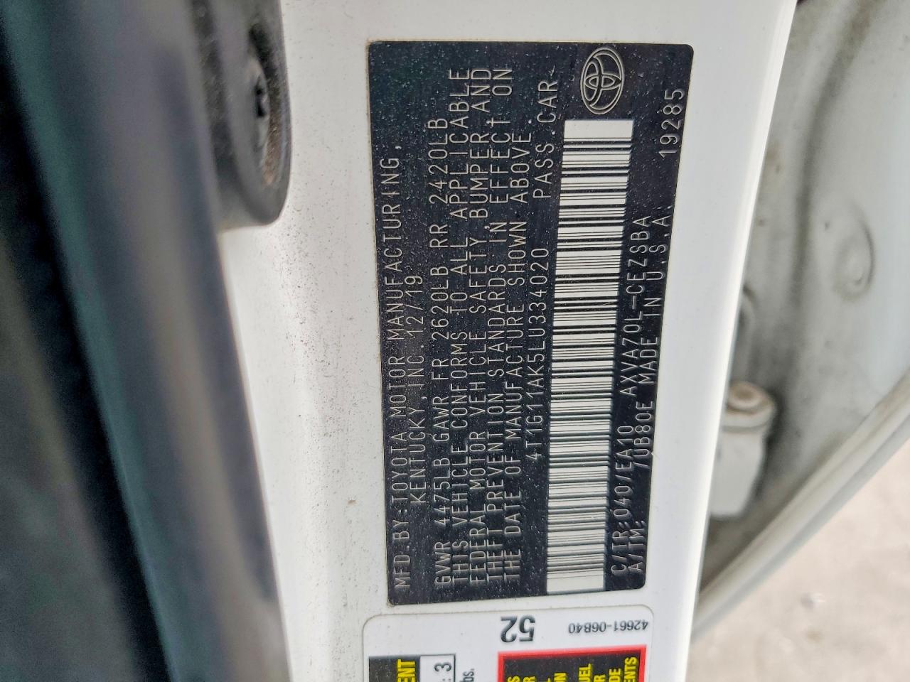Toyota Camry Se