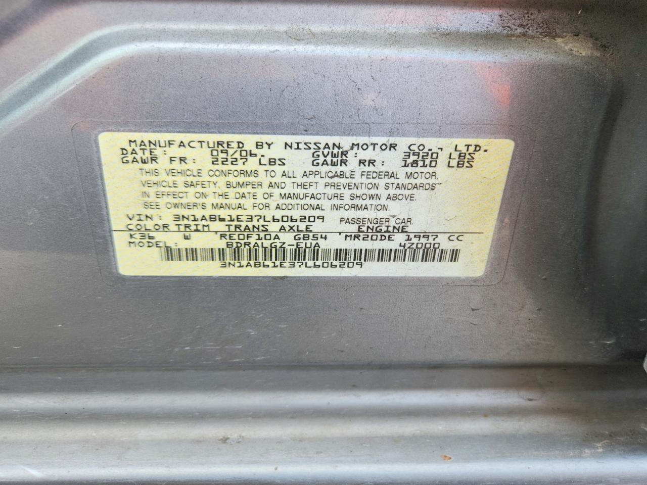 Nissan Sentra 2.0