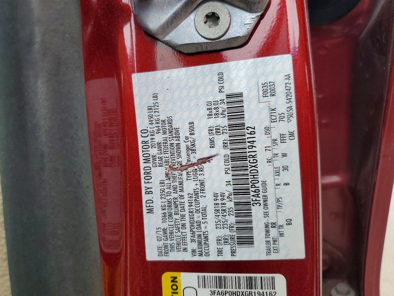 Ford Fusion Se