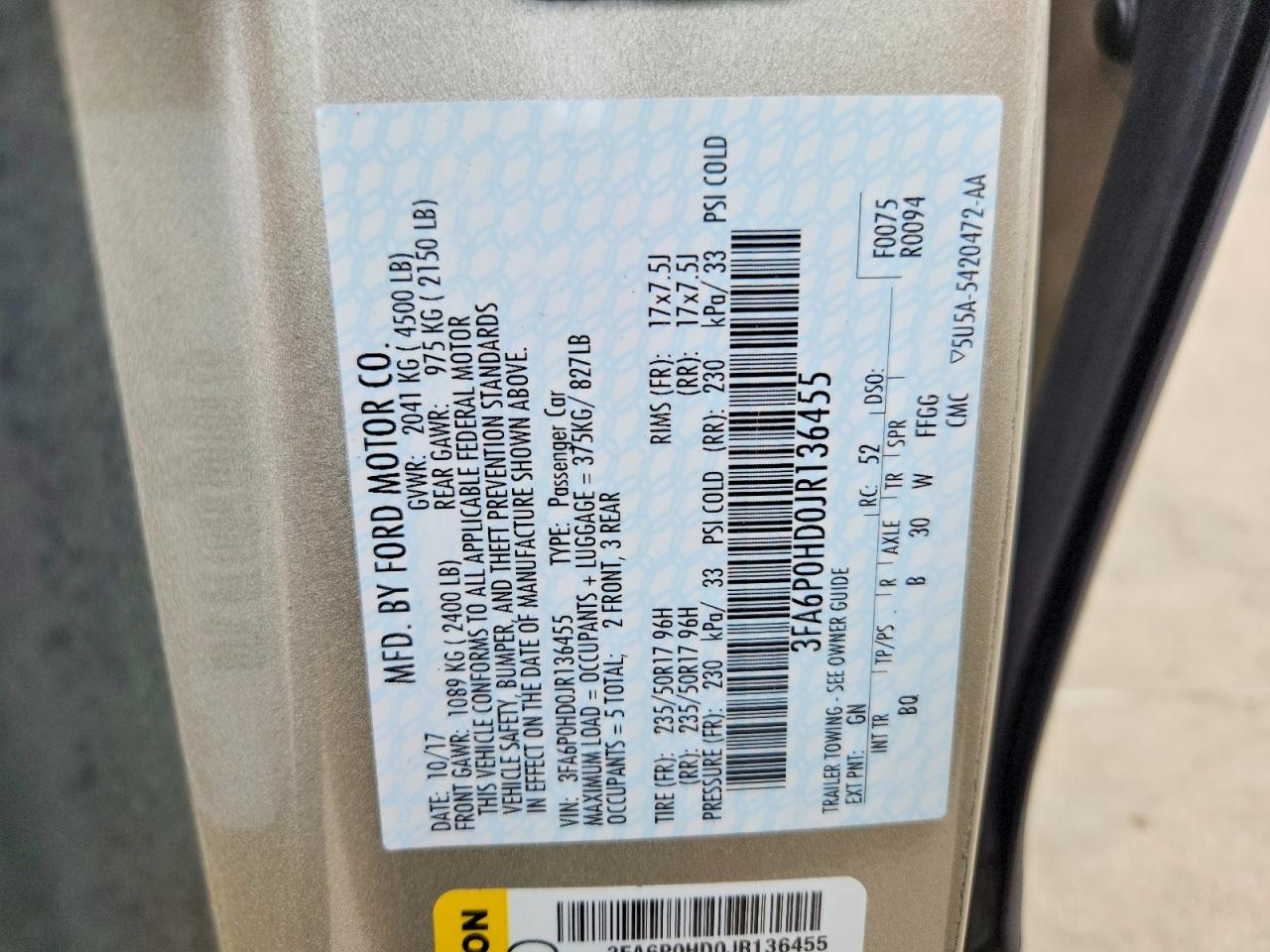 Ford Fusion Se