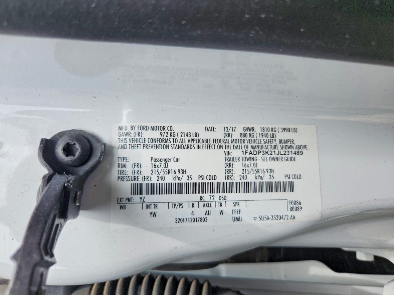 Ford Focus Se