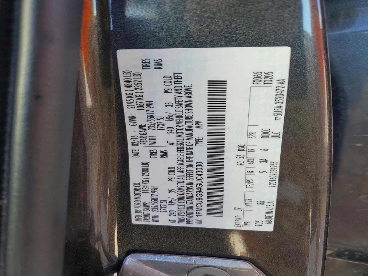 Ford Escape Se