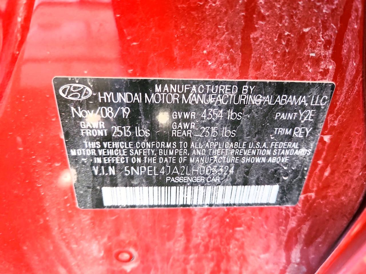 Hyundai SONATA Sel