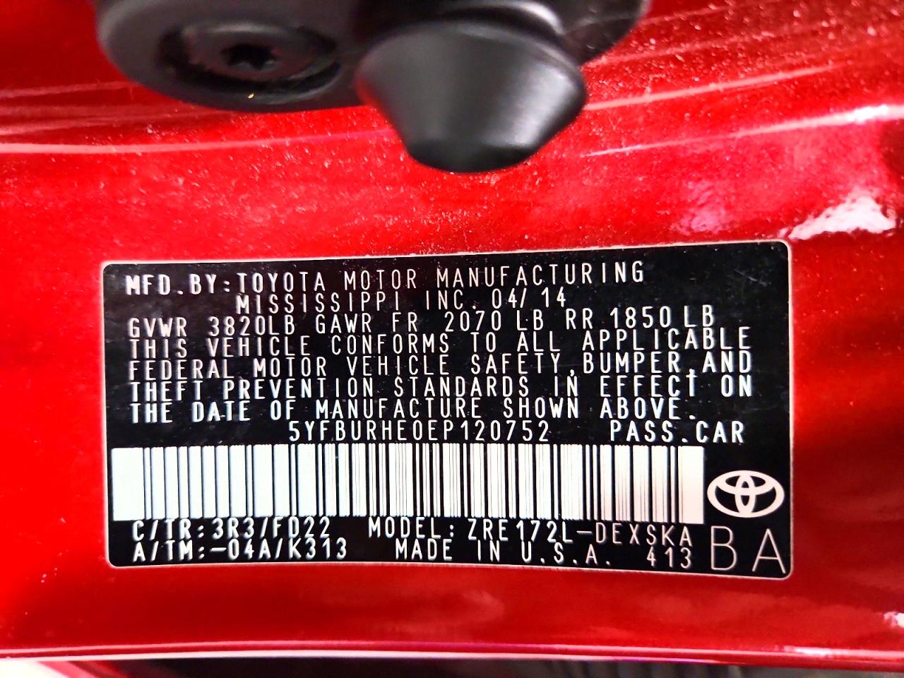 Toyota Corolla S Plus