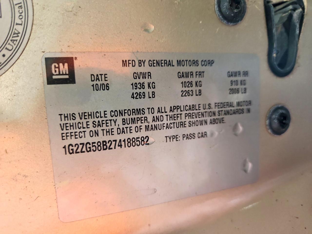 Pontiac G6 Base