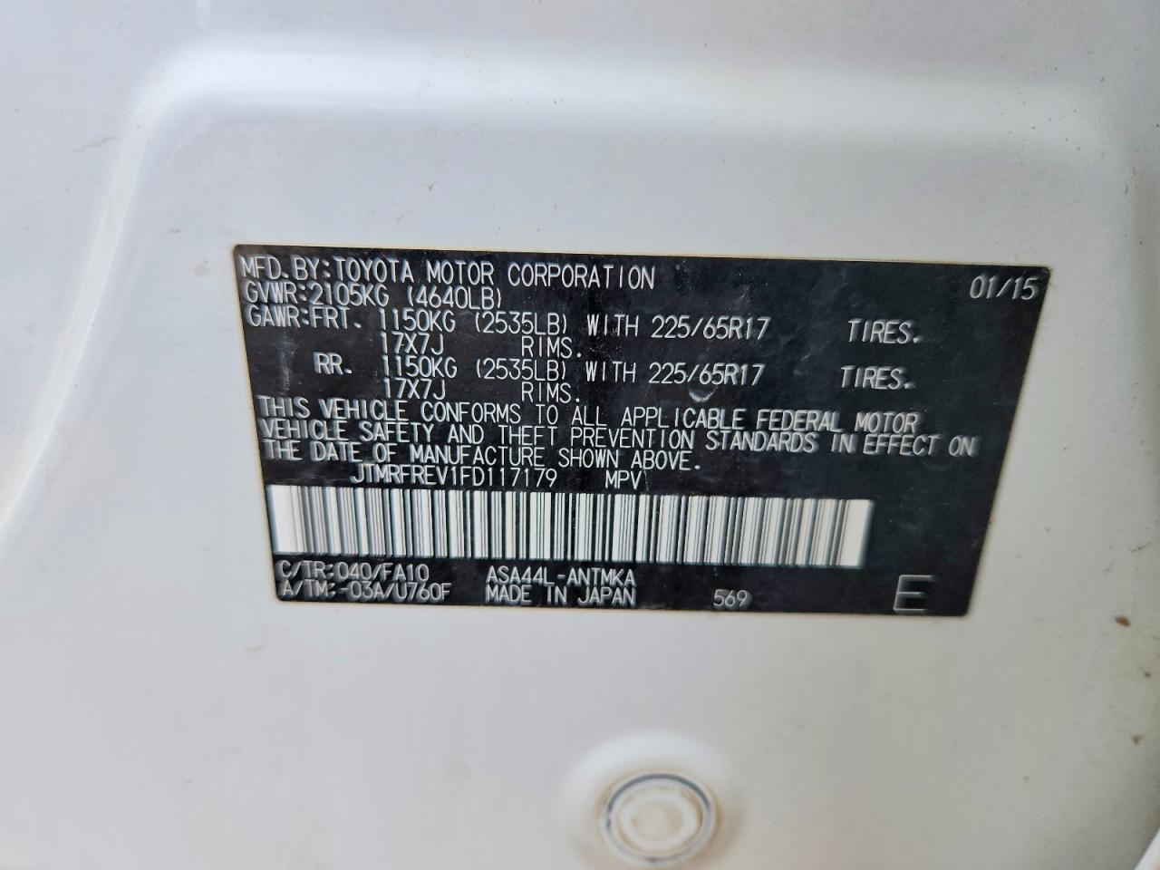 Toyota RAV4 Xle