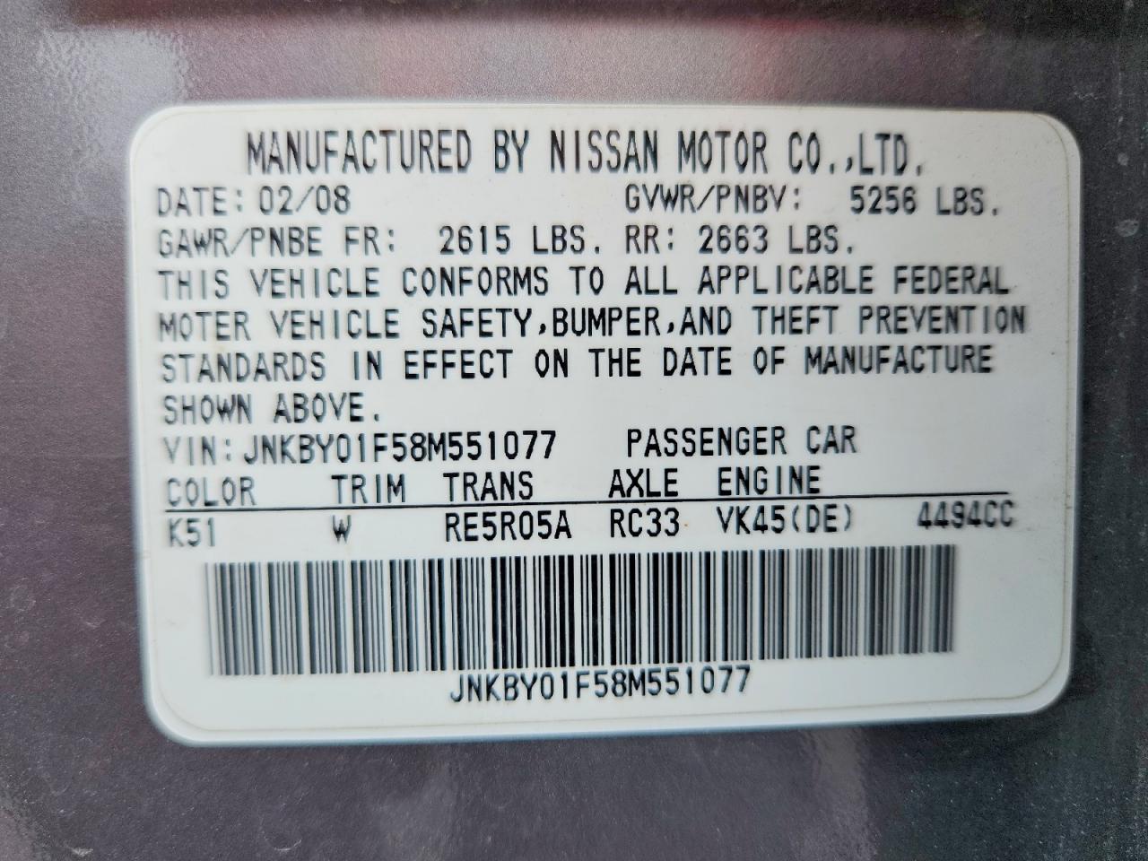 INFINITI M45 X