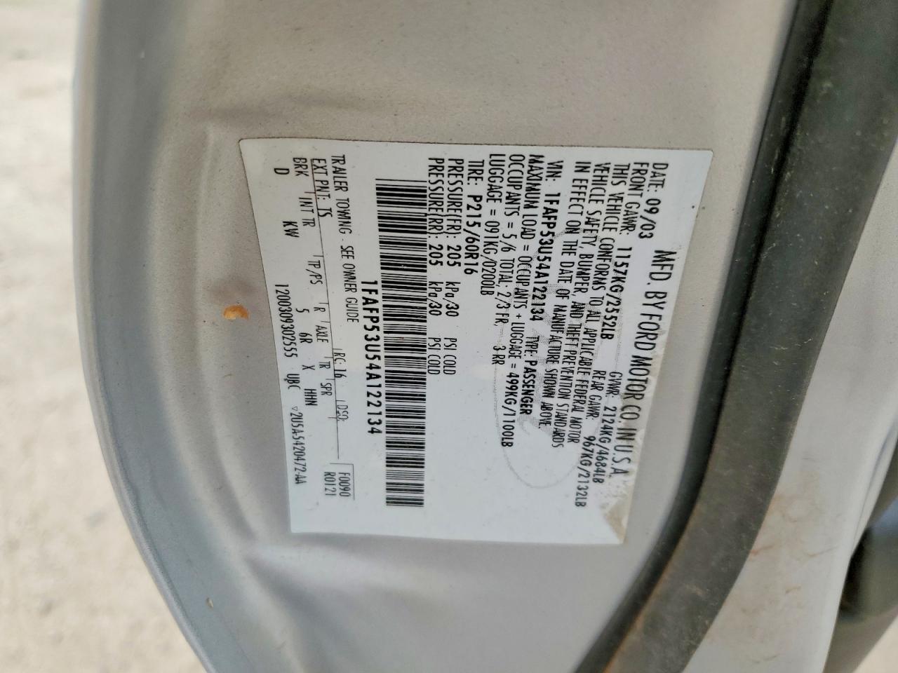 Ford Taurus Se