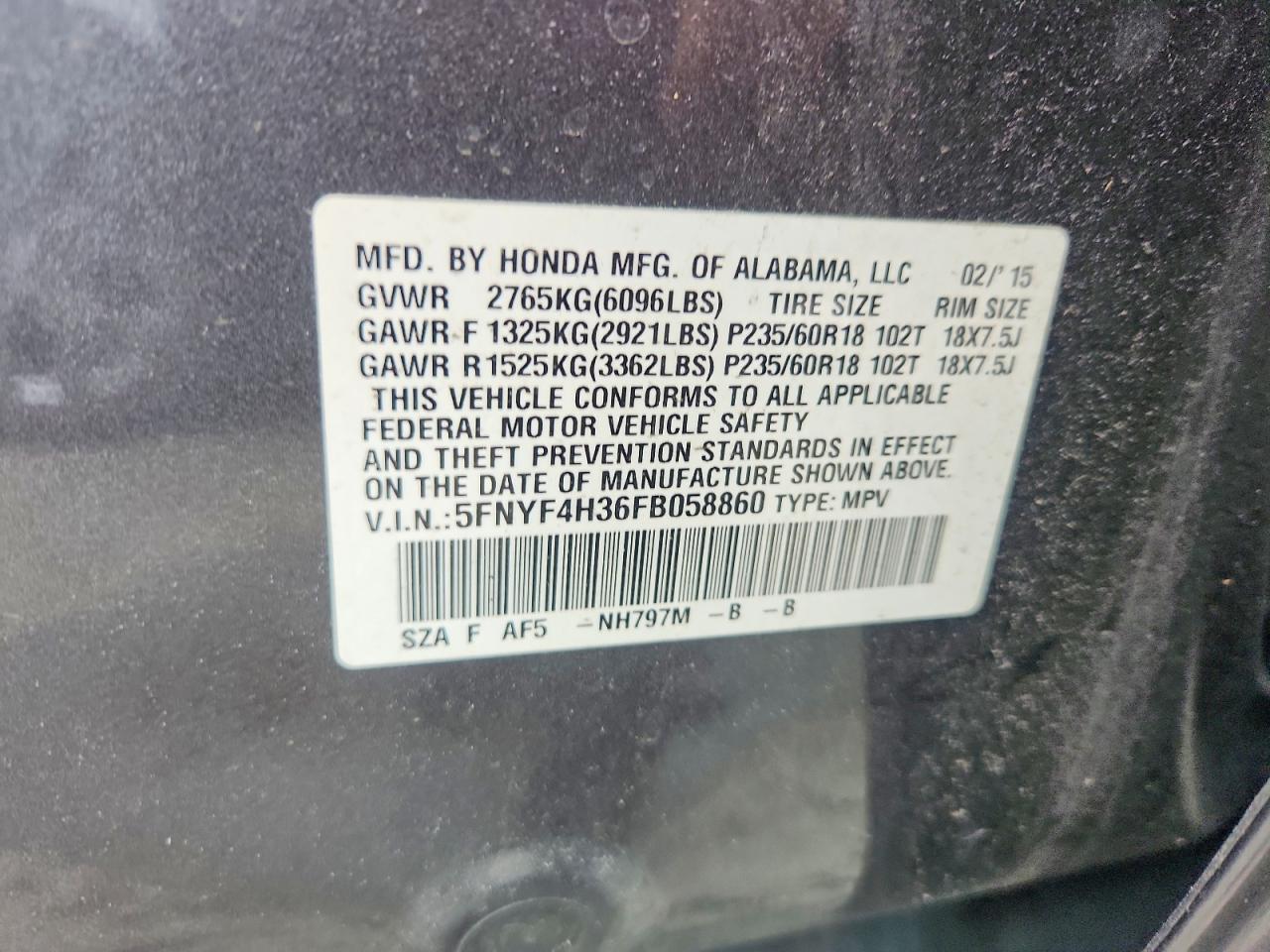 Honda Pilot Se