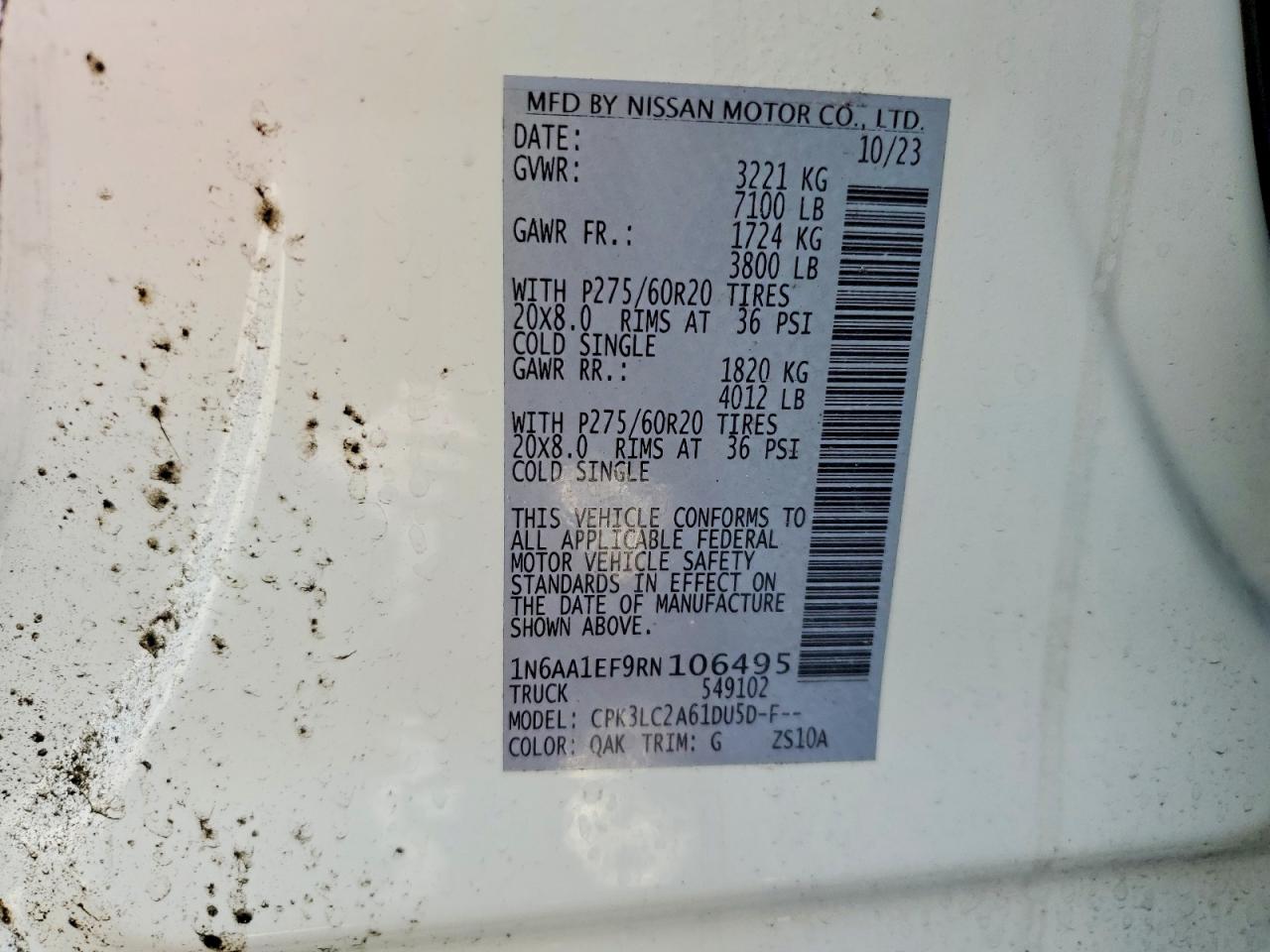 Nissan Titan Sv