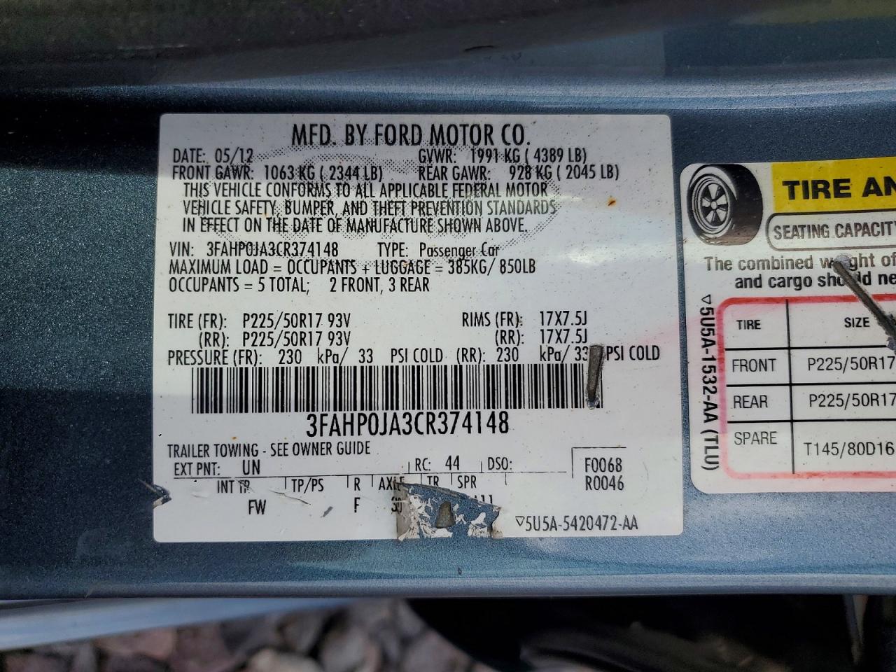 Ford Fusion Sel