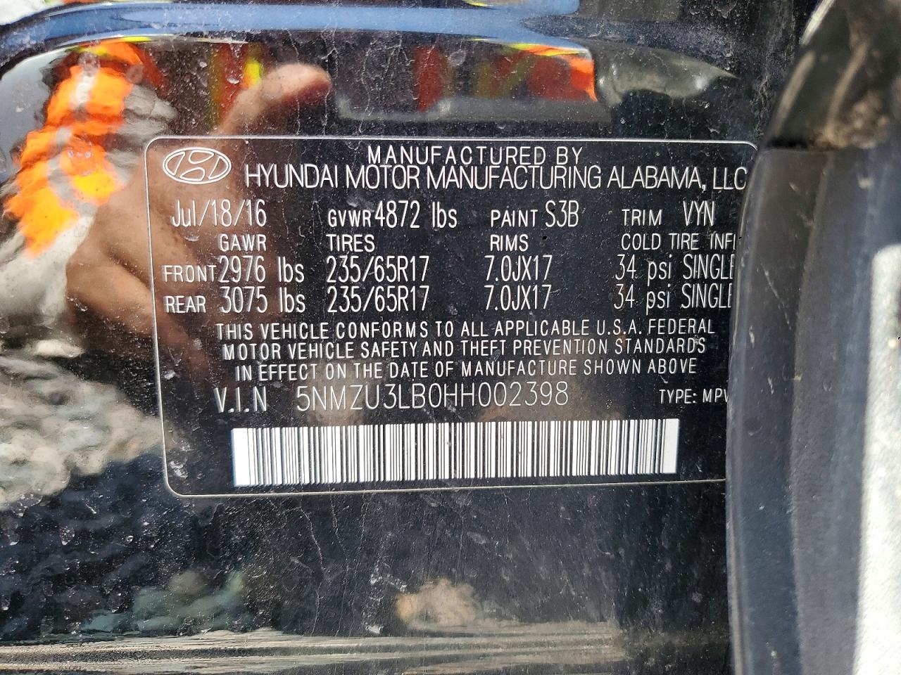 Hyundai SANTA FE 2.4l