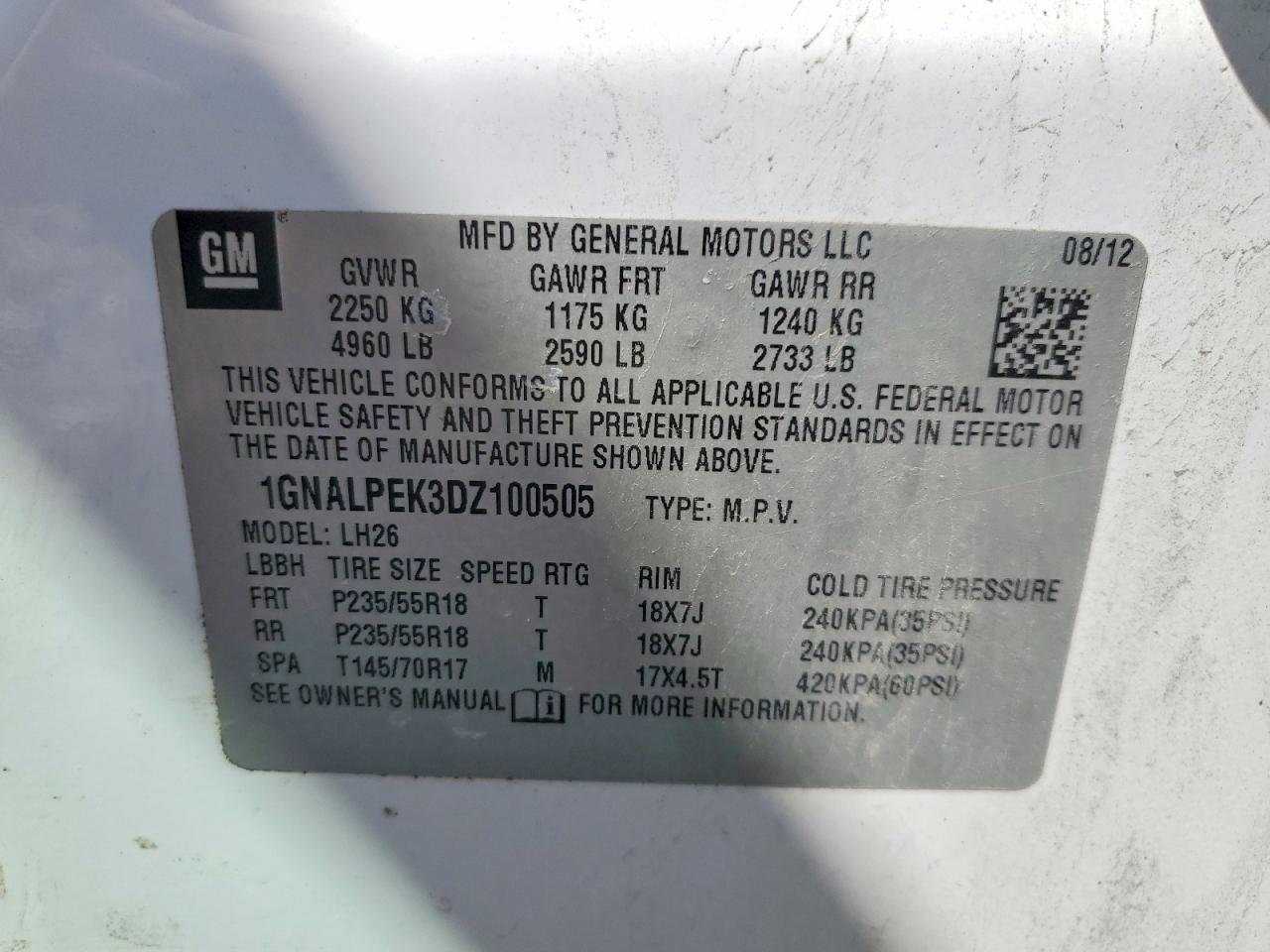 Chevrolet Equinox Lt