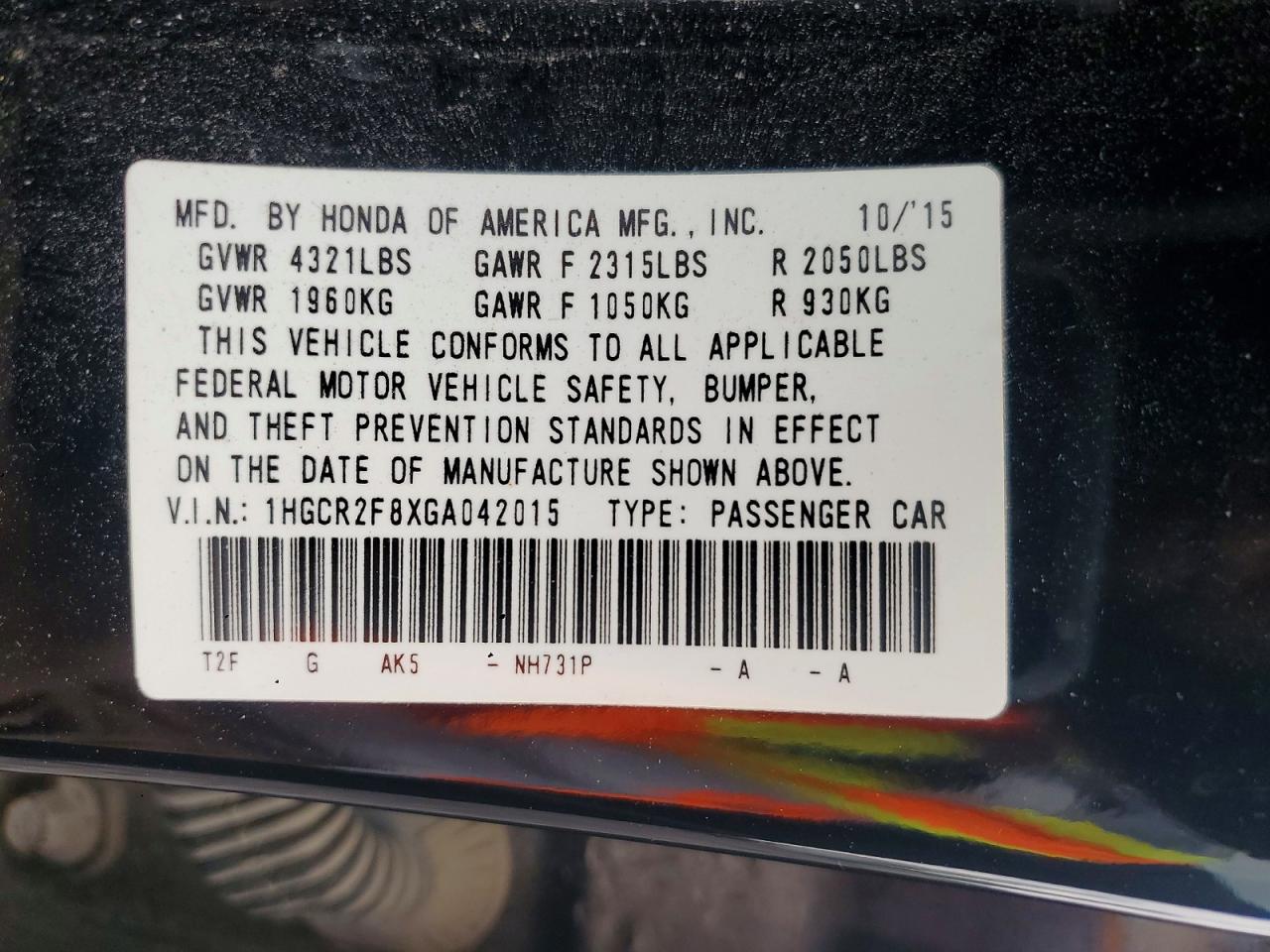 Honda Accord Exl