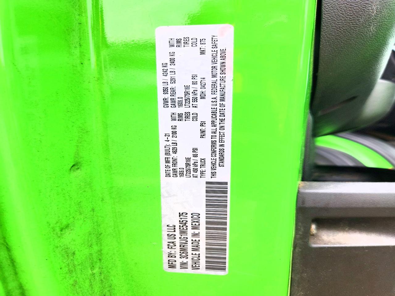 Ram Promaster 3500 High