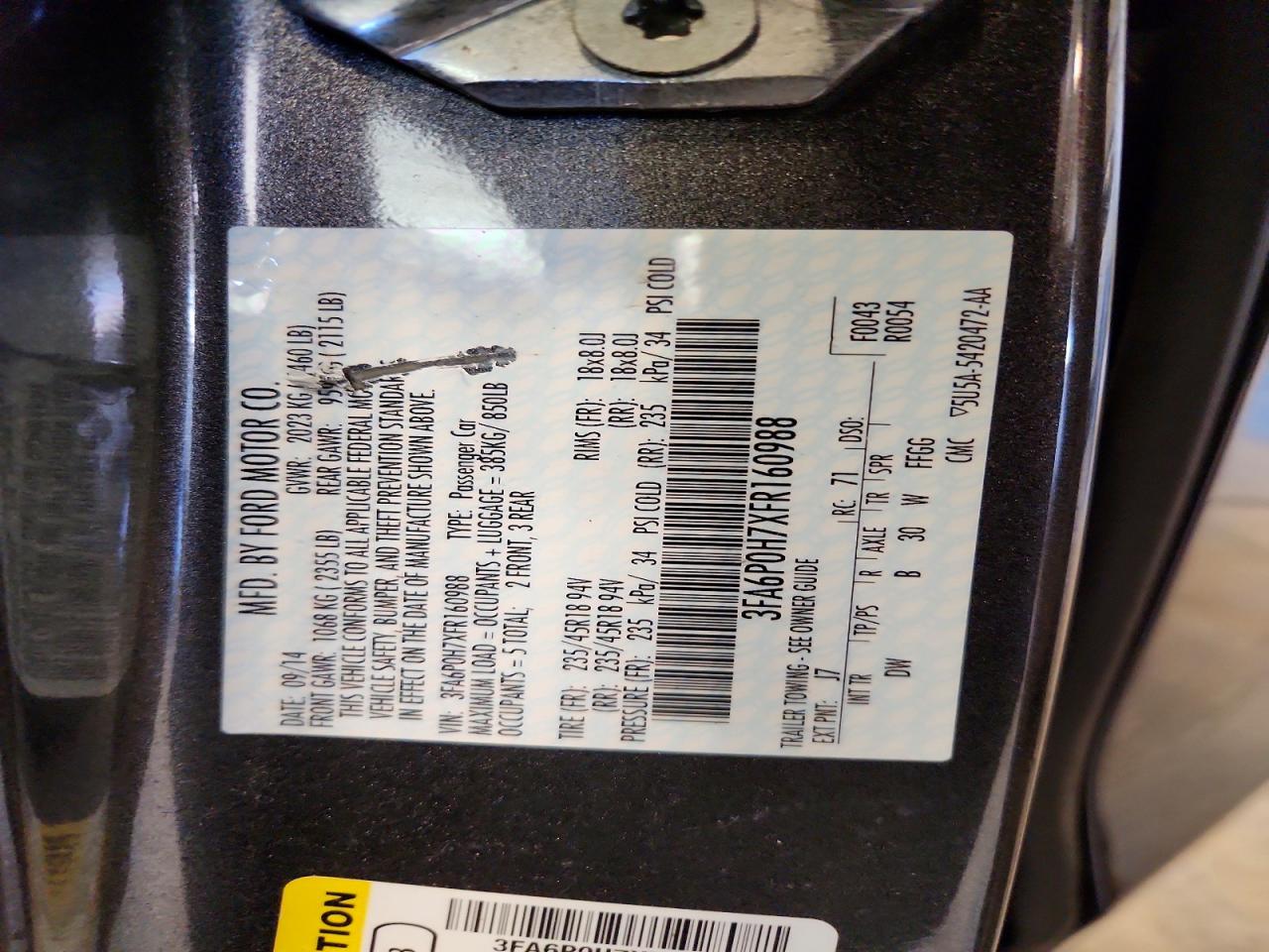 Ford Fusion Se
