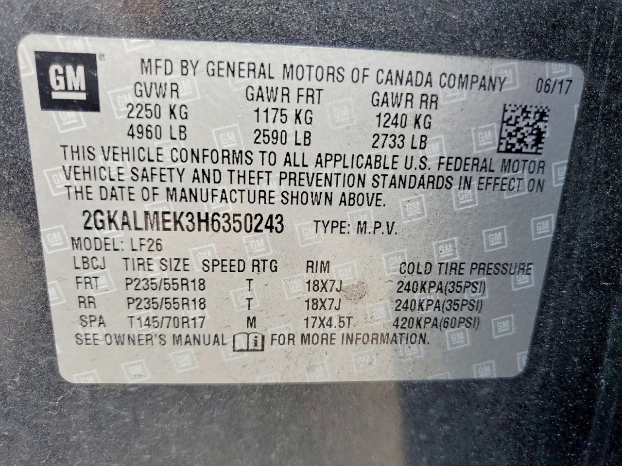 GMC Terrain Sle