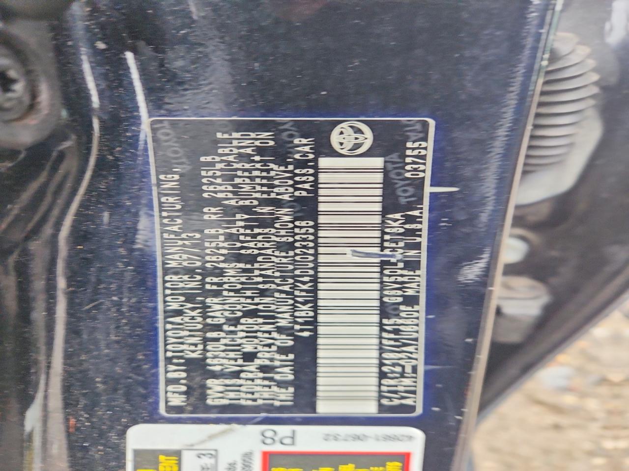 Toyota Camry Se V6