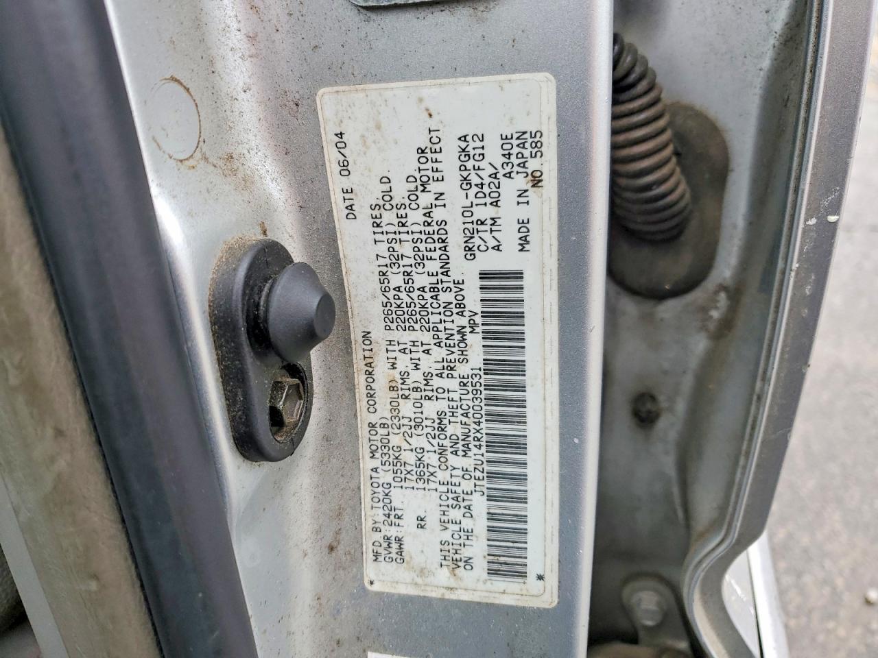Toyota 4Runner Sr5