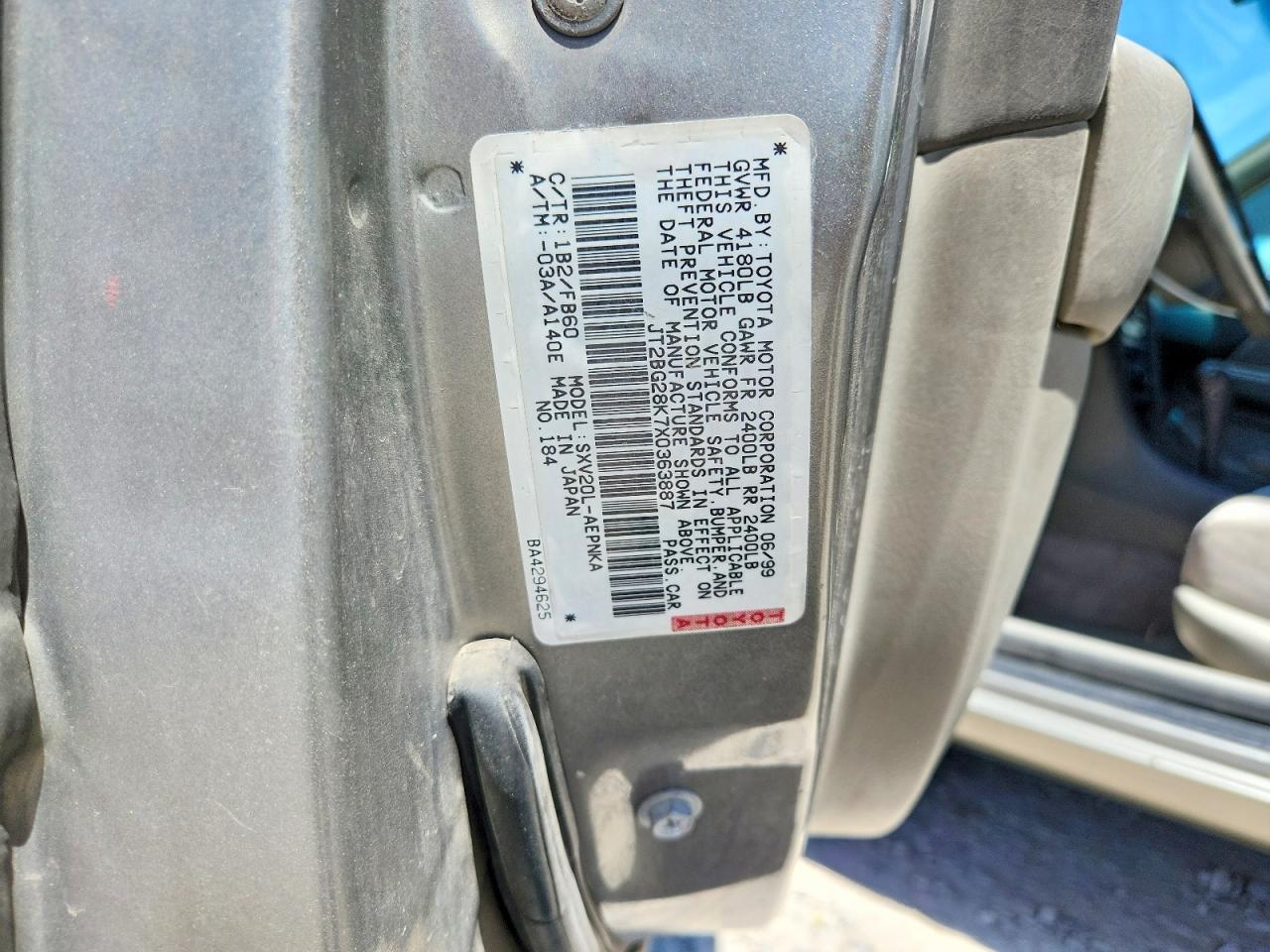 Toyota Camry Le