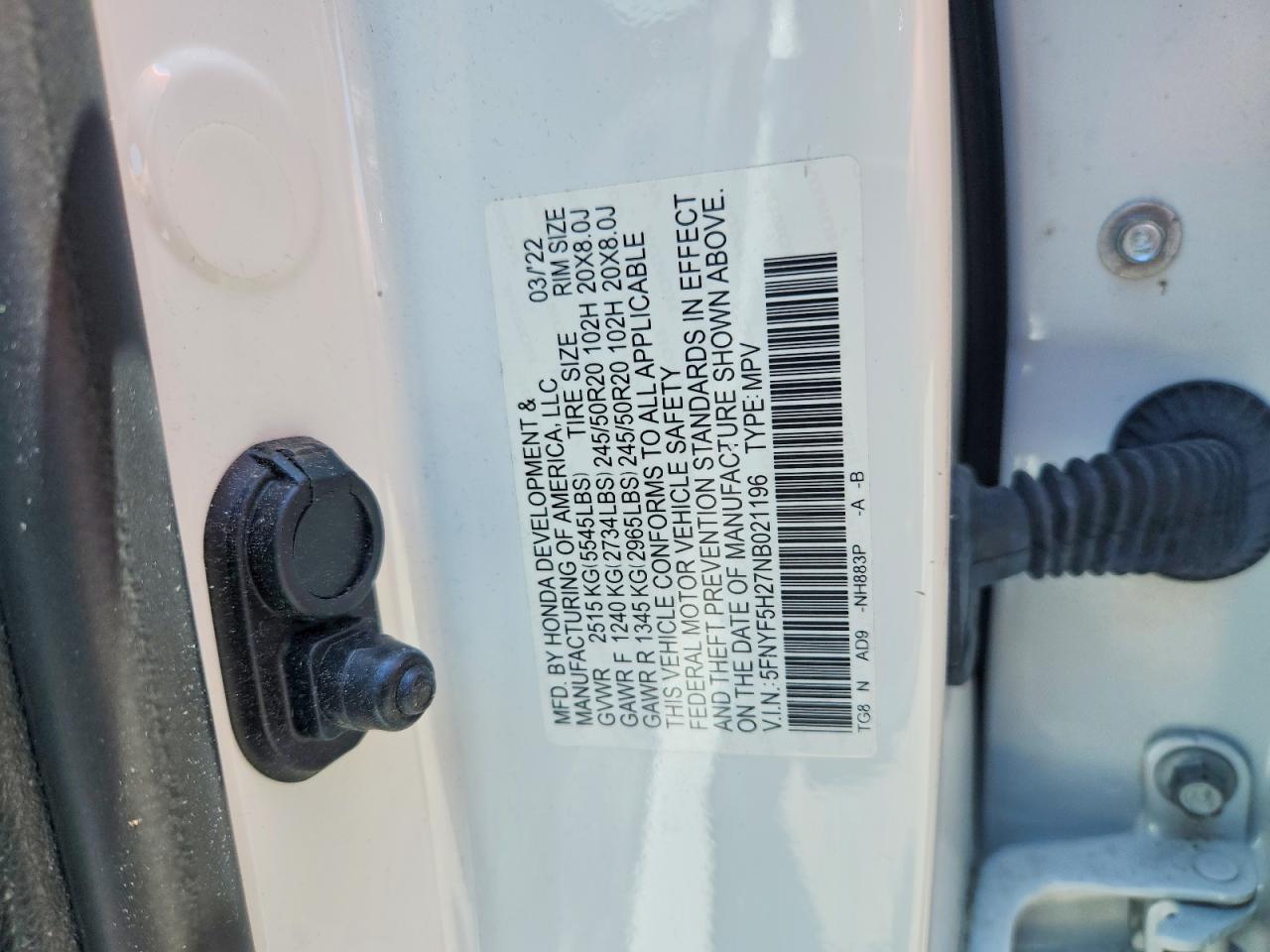 Honda Pilot Se
