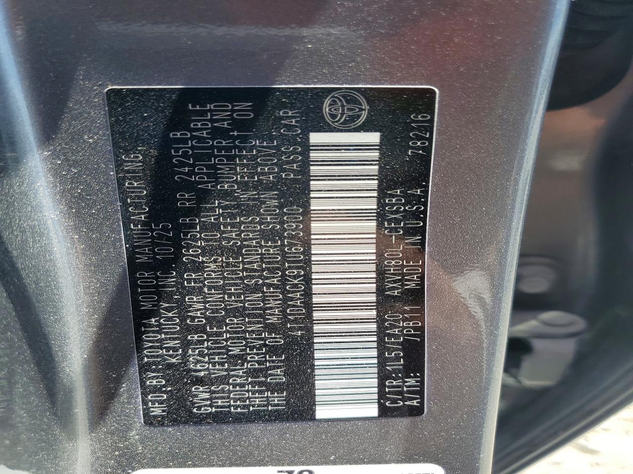 Toyota Camry Se