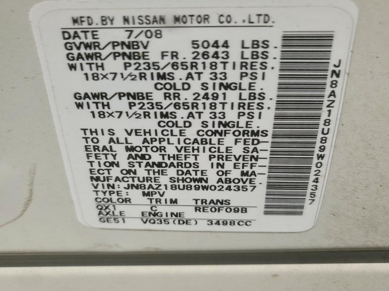 Nissan Murano S
