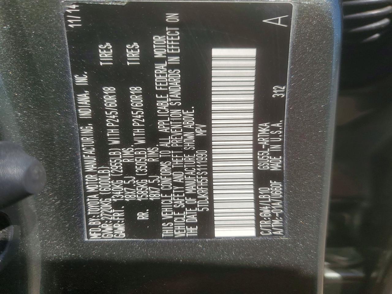 Toyota Highlander Xle