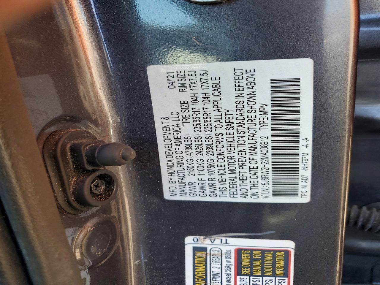 Honda Crv Lx