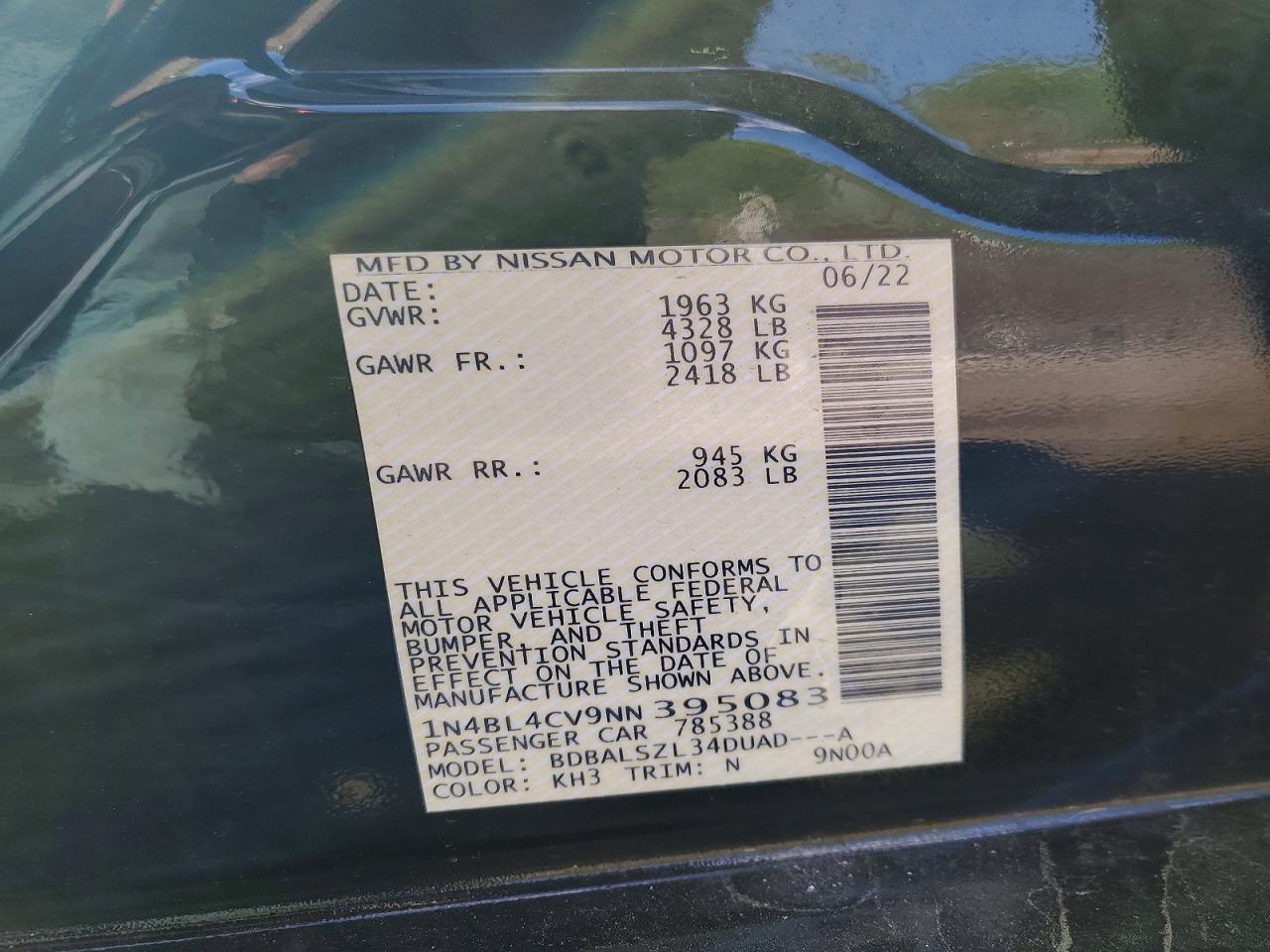Nissan Altima Sr