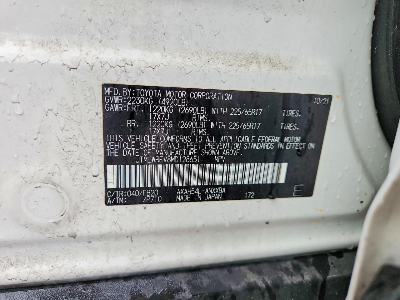 Toyota RAV4 Le