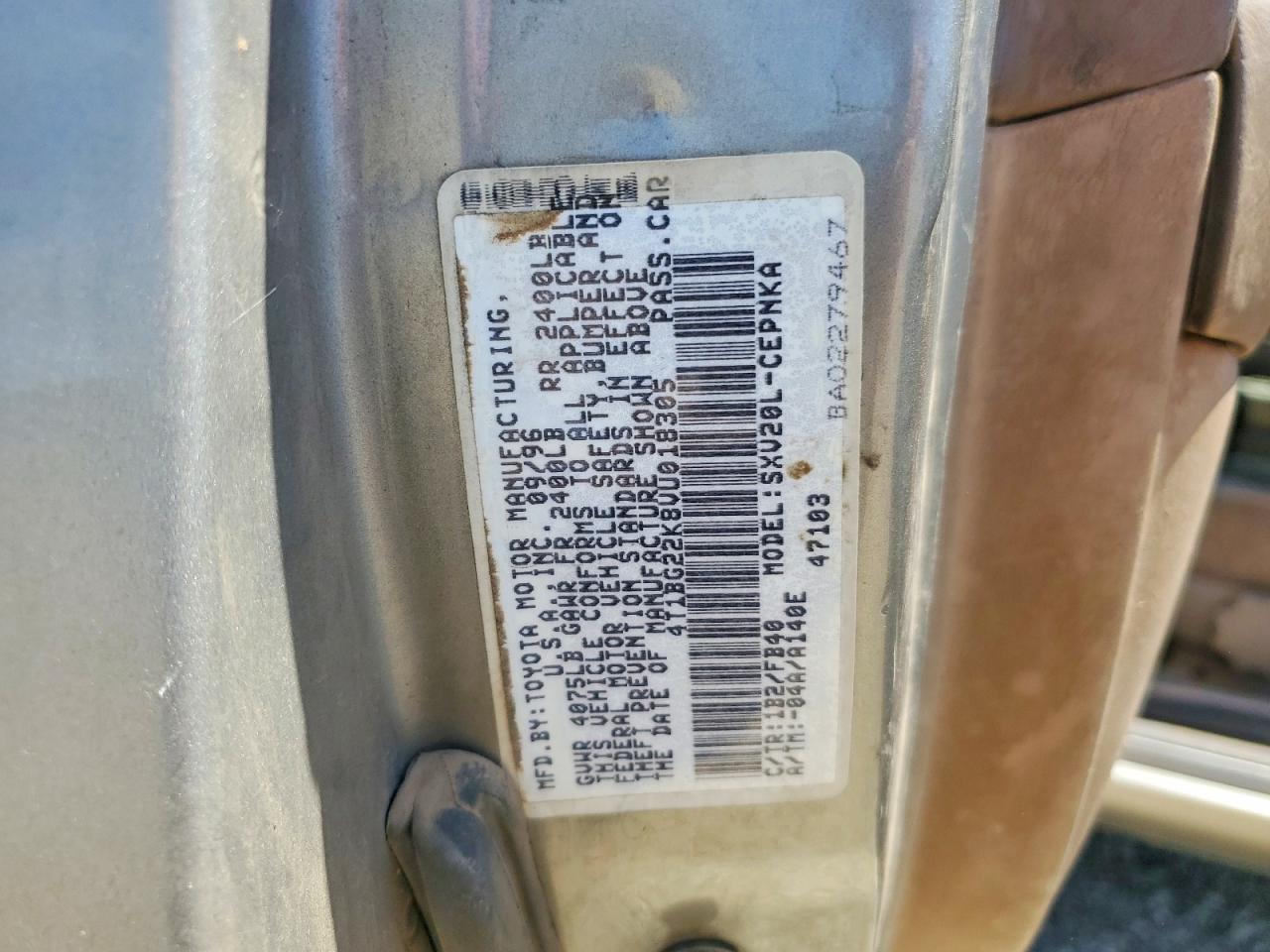 Toyota Camry Le