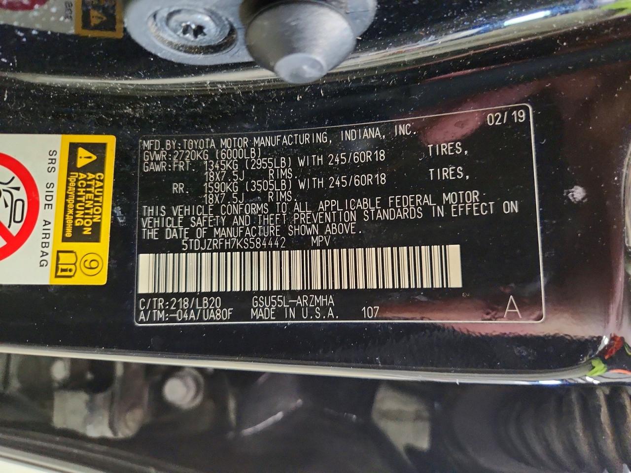 Toyota Highlander Xle