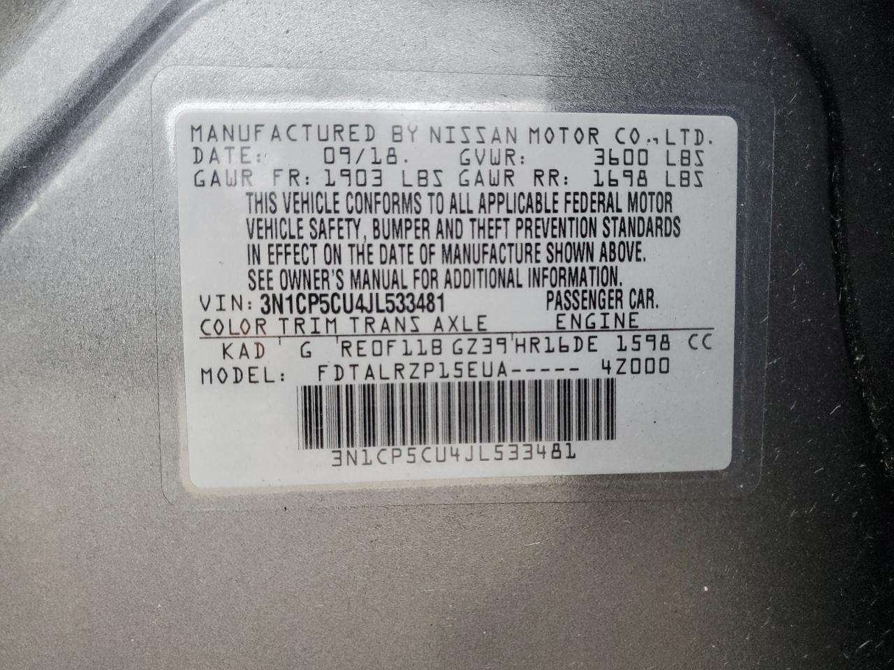 Nissan Kicks S